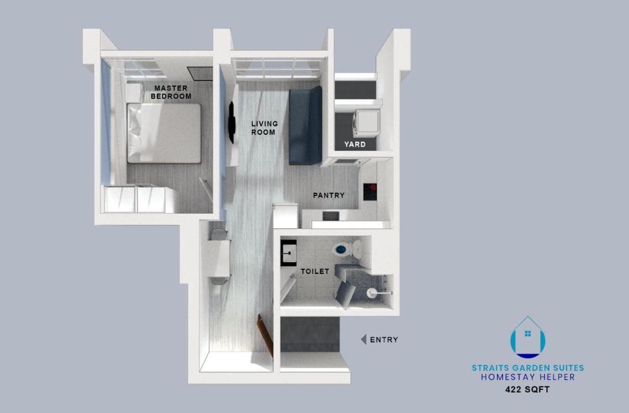 Straits Garden Suites By The Homestay Helper George Town Zewnętrze zdjęcie