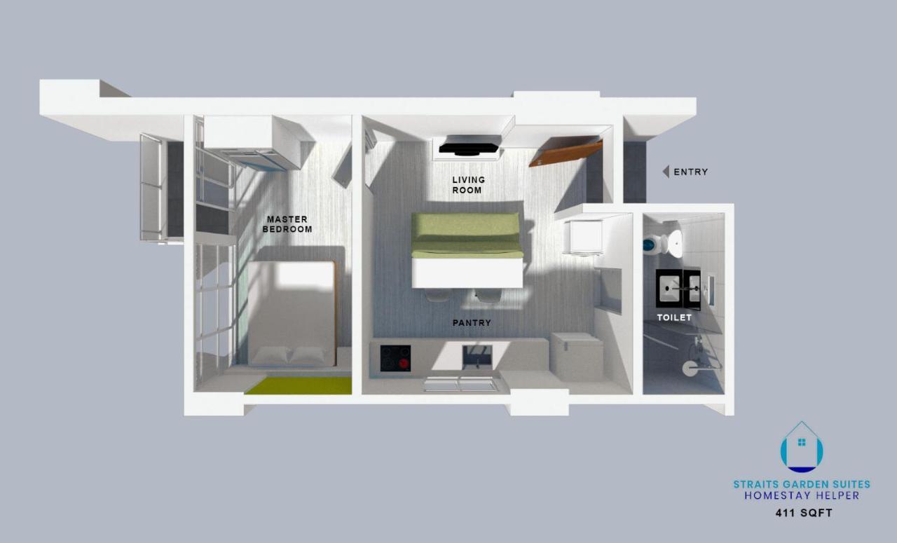 Straits Garden Suites By The Homestay Helper George Town Zewnętrze zdjęcie