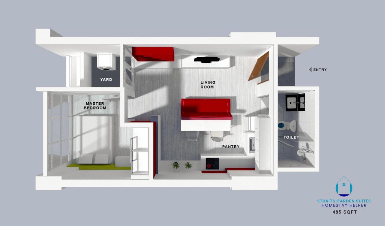 Straits Garden Suites By The Homestay Helper George Town Zewnętrze zdjęcie